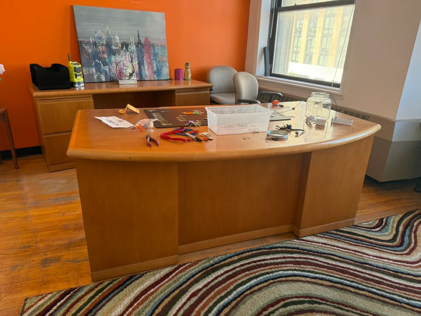 Wooden Executive Desk - 5'11" Length thumbnail