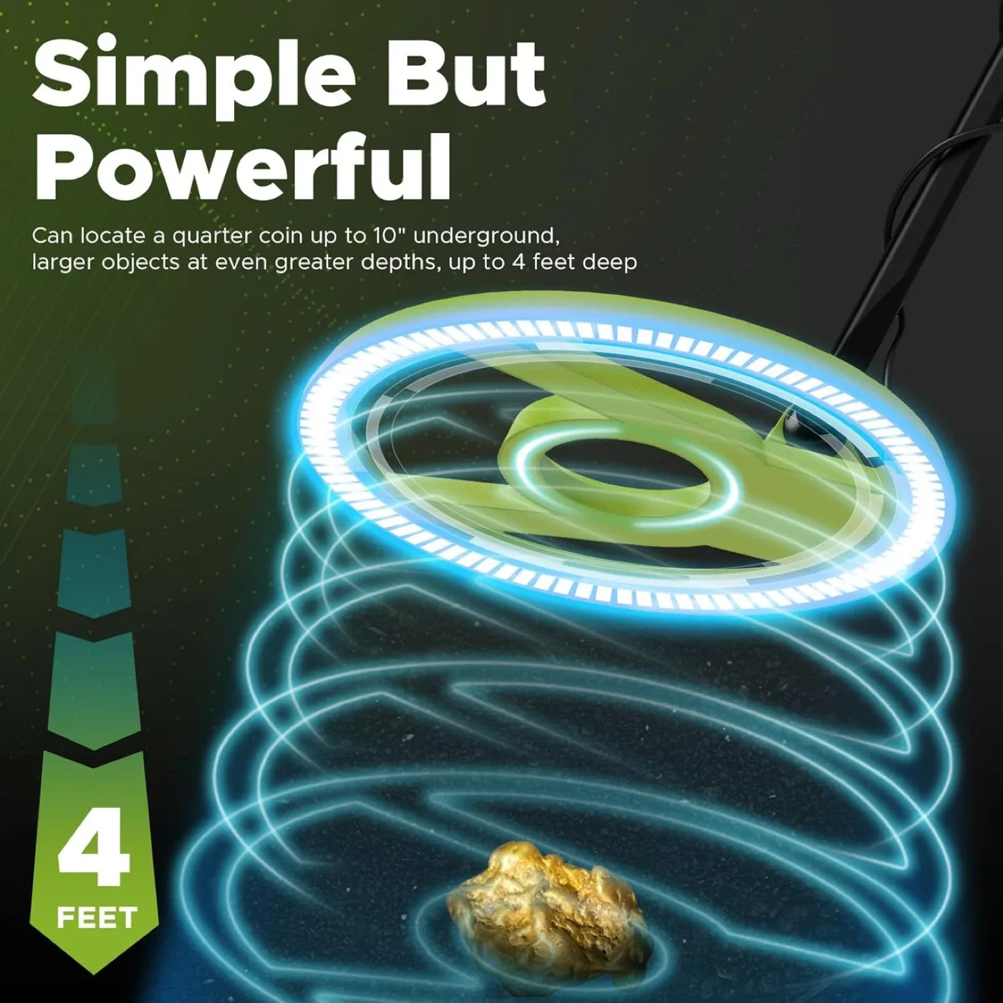 Brand New Hazlewolke Jungler 1031 Metal Detector image indicator(2)