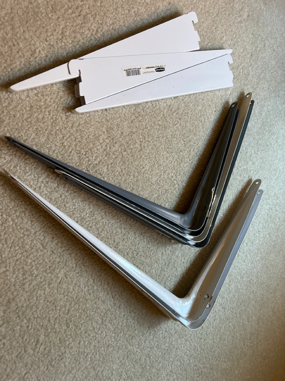 Shelf Brackets - White & Grey