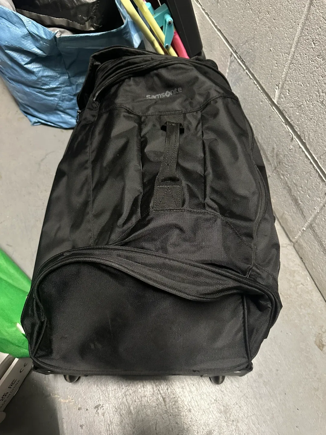 Samsonite Black Rolling Backpack/ carry on image indicator(2)