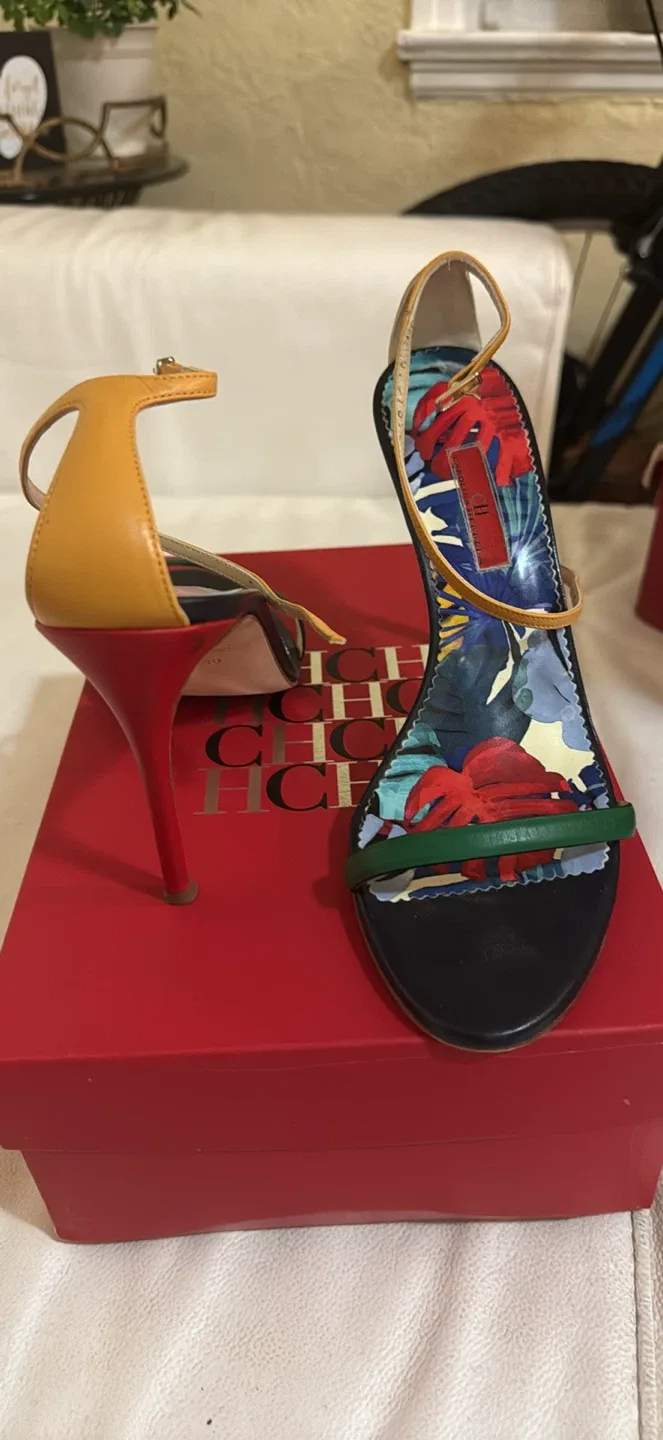 Carolina Herrera Multicolor Heels - Size 40 image indicator(7)