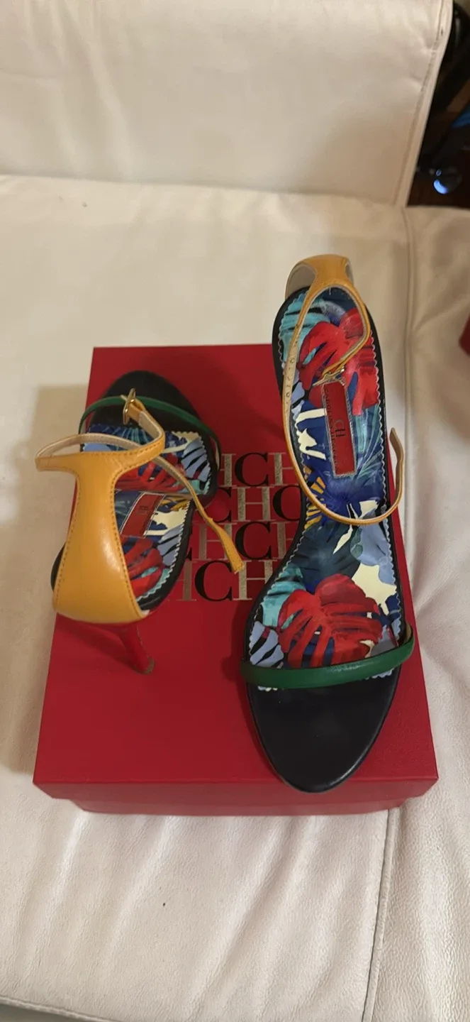 Carolina Herrera Multicolor Heels - Size 40 image indicator(8)