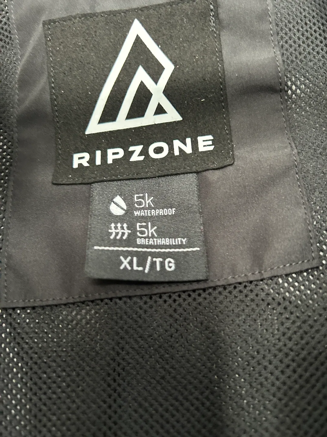 Ripzone BOYS XL Black Rain Jacket & Pants Set image indicator(4)