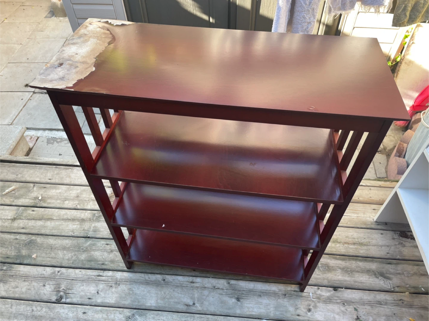 Brown Wooden Shelf