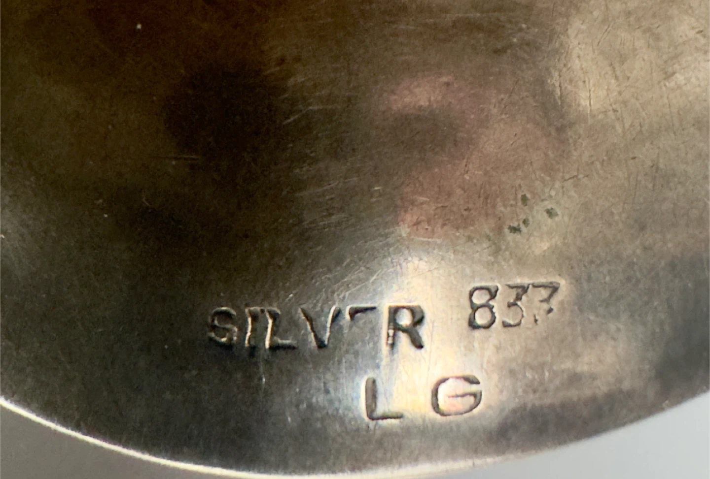 Vintage Silver Compact Mirror - photo 4