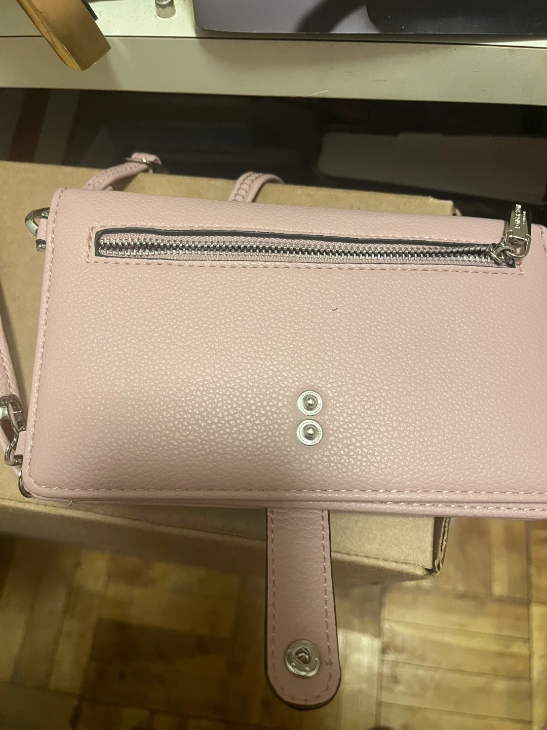 Pink Crossbody Cell Phone Wallet - photo 3