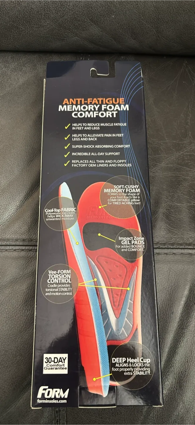 Form Memory Foam Cushioned Insoles image indicator(2)