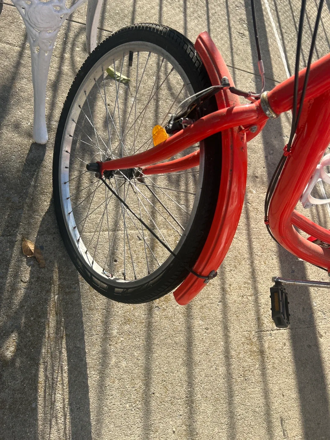 Red Adult Tricycle with Basket image indicator(2)