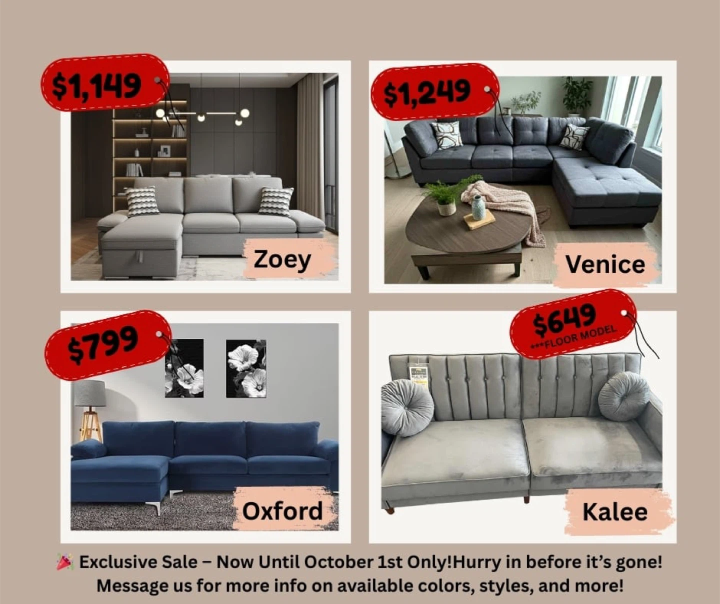 😍🤩SLEEPER SOFA FOR JUST $699 — includes warranty - photo 3