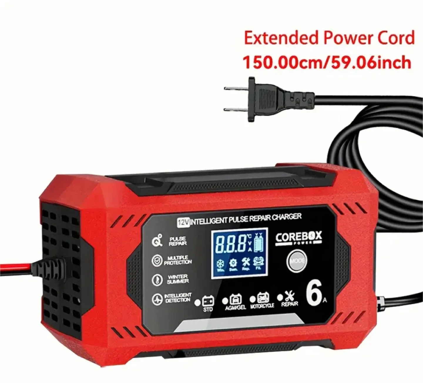 12v battery maintainer for cars ,trucks , motorcycles, image indicator(4)