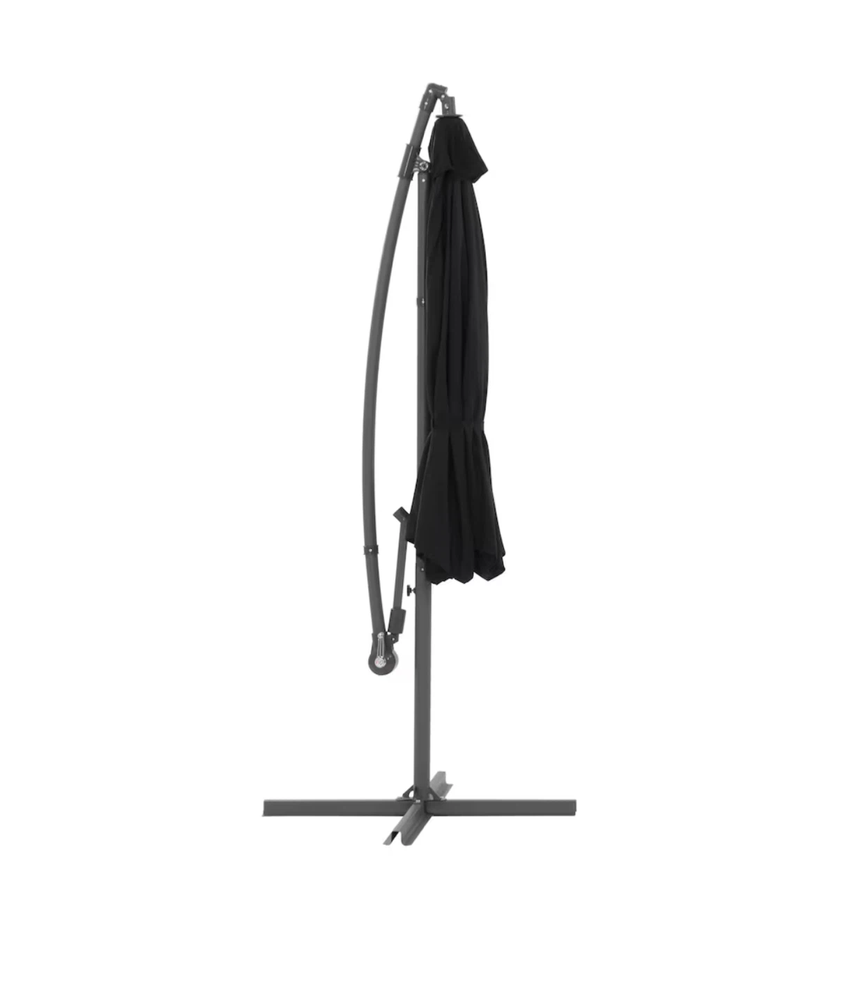 Cantilever Patio Umbrella - Black - photo 2