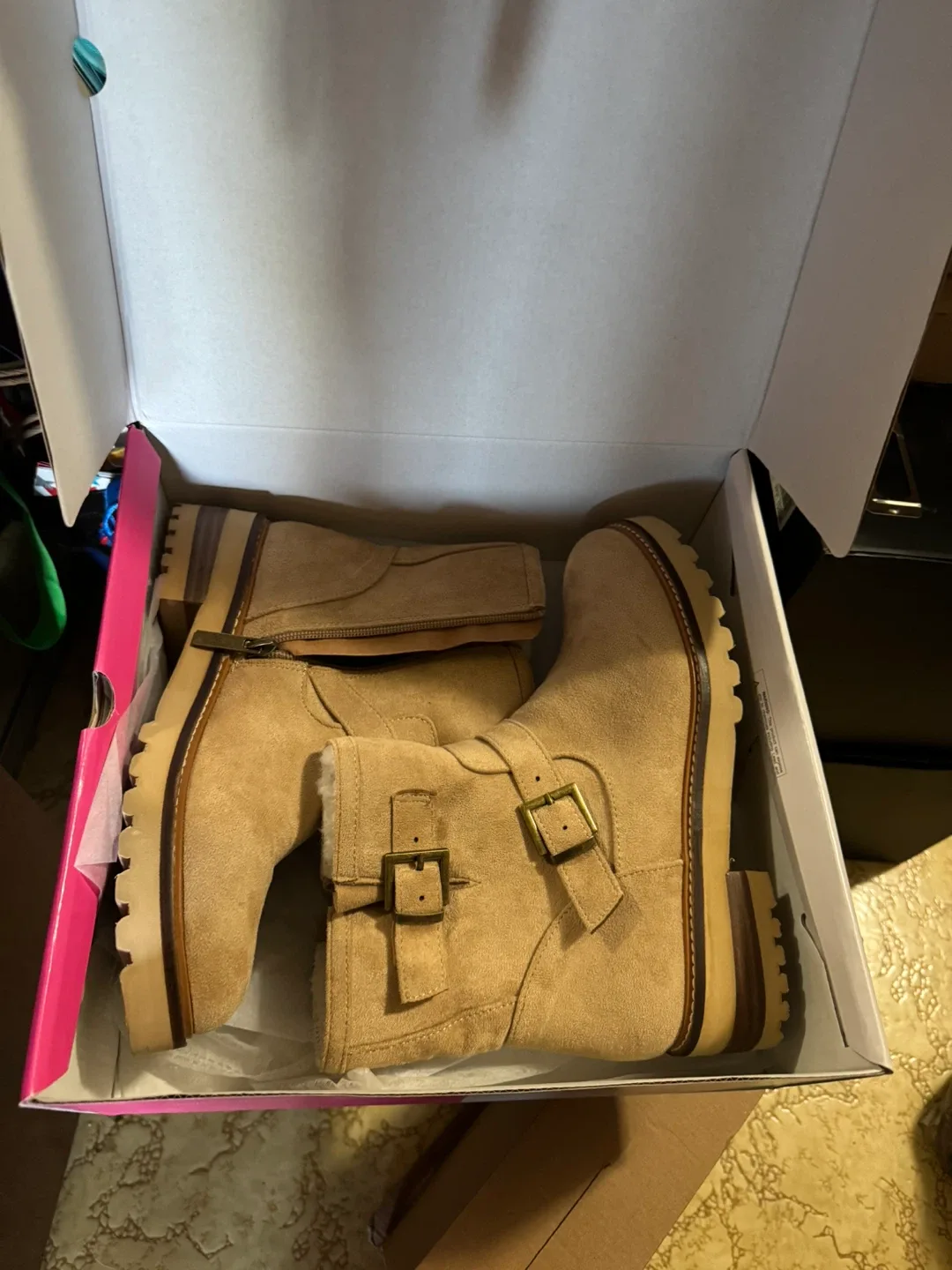 Hey Girl by Corkys Tan Boots - Size 8 image indicator(2)