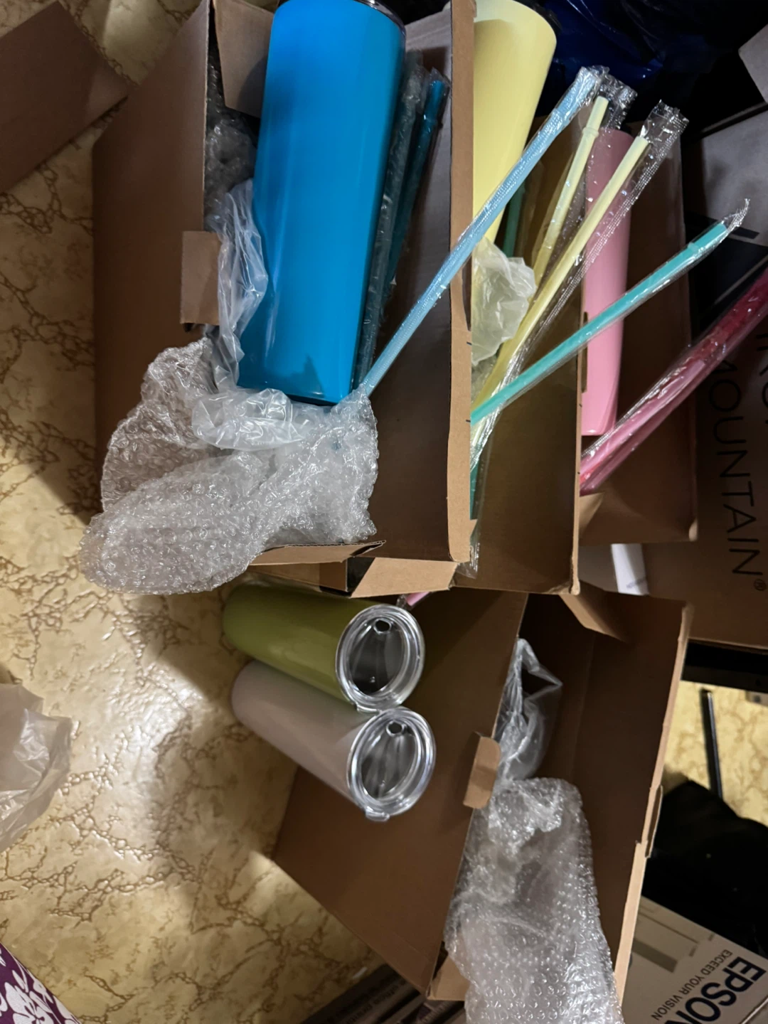 Maars 20oz Steel Tumblers - New in Box! - photo 3