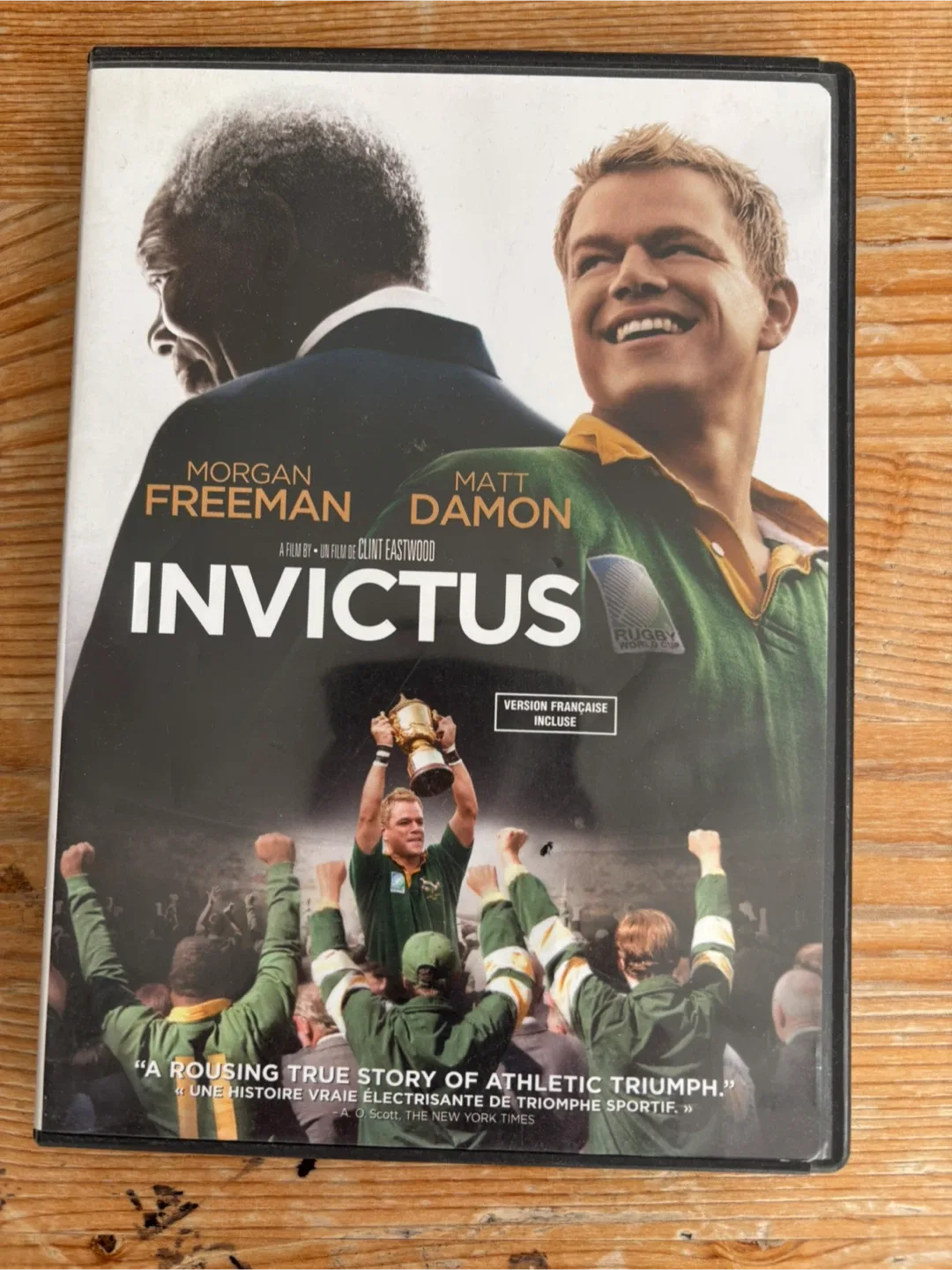 Invictus DVD - Morgan Freeman & Matt Damon thumbnail