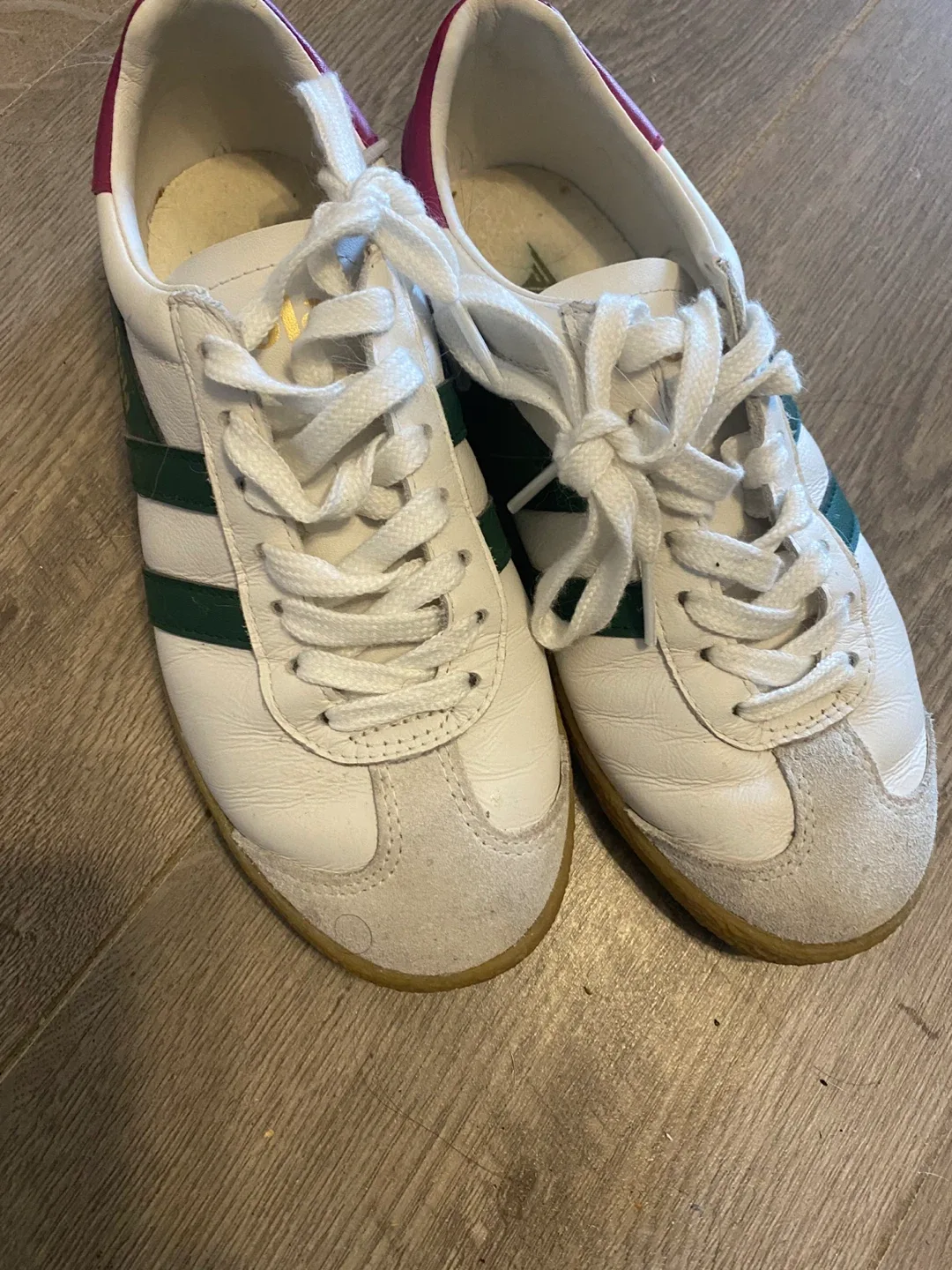 Gola Harrier White/Green Sneakers image indicator(2)