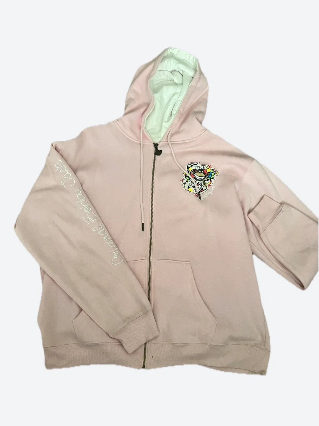 Bobby Jack Pink Full Zip Hoodie - XL thumbnail