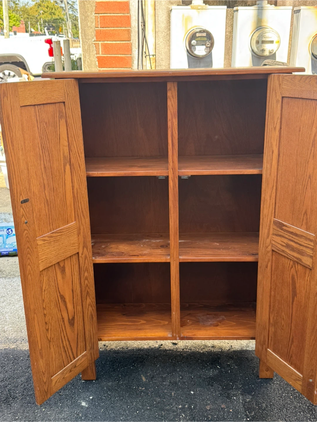 Wooden Cabinet with Double Doors - photo 2