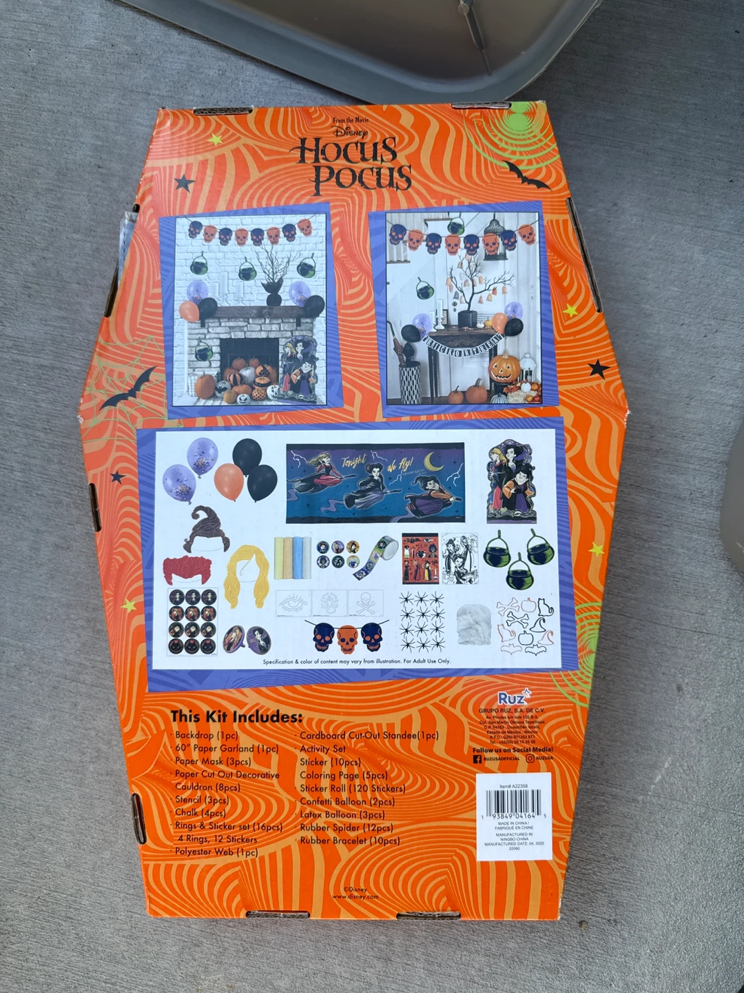 Disney Hocus Pocus Trunk or Treat Kit - New - photo 2