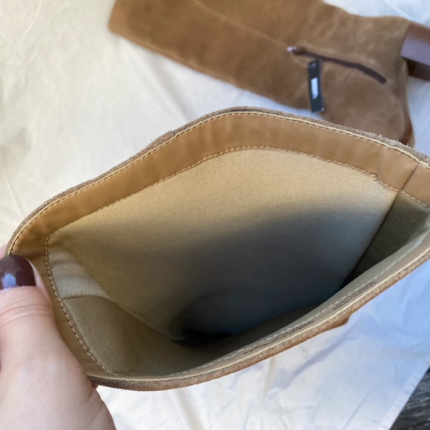 NWT - Bronx Suede Knee High Boots image indicator(10)