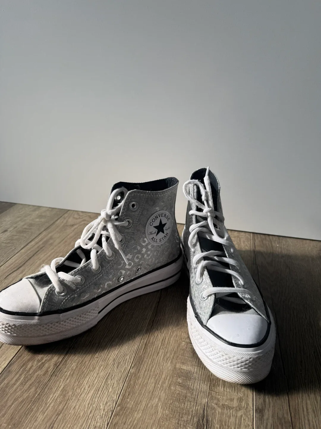 Converse All Star High Top - Silver, Size 6 image indicator(2)