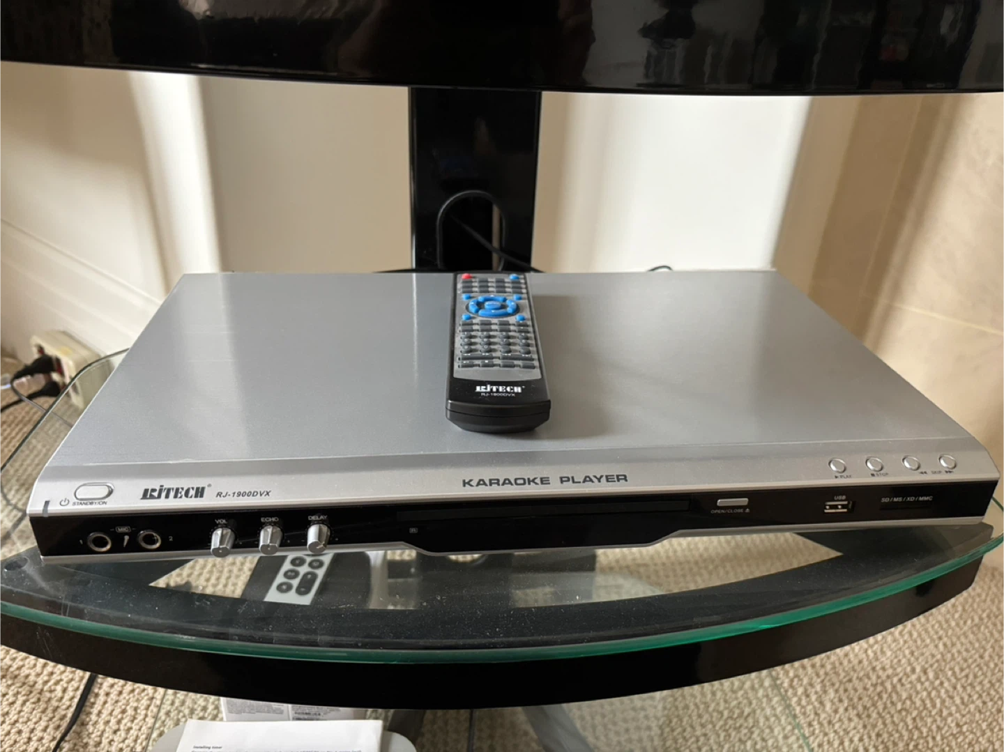 RITECH RJ-1900DVX Karaoke Player w/ Remote