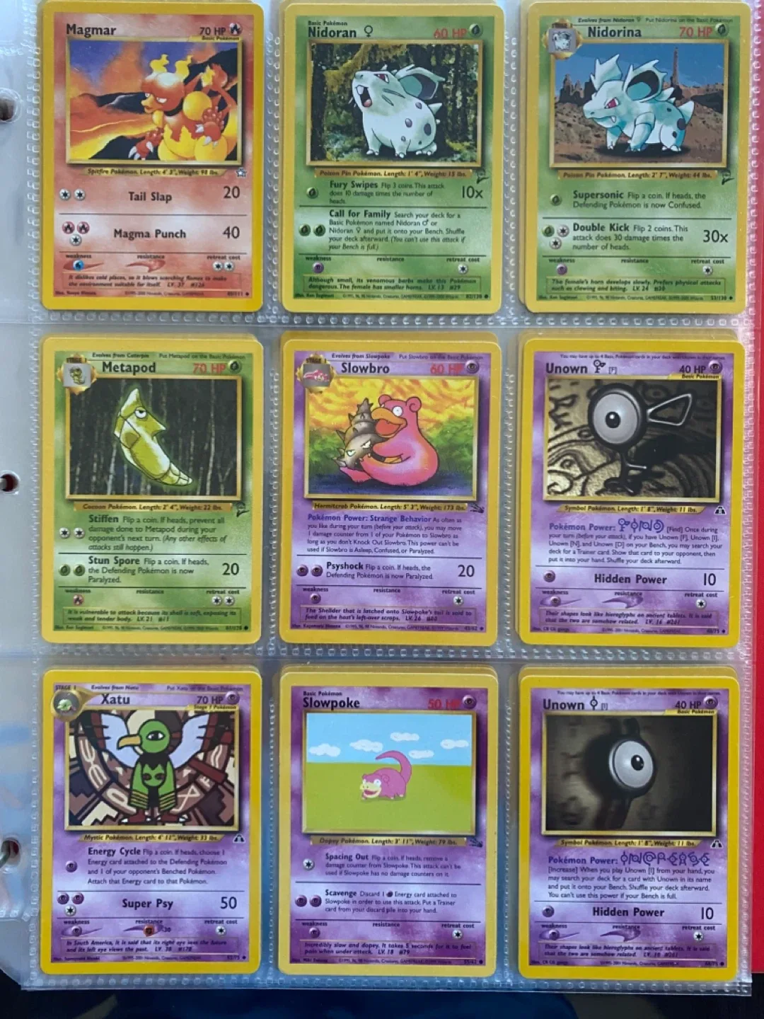 Vintage Pokémon Cards Lot wotc era 2 image indicator(2)