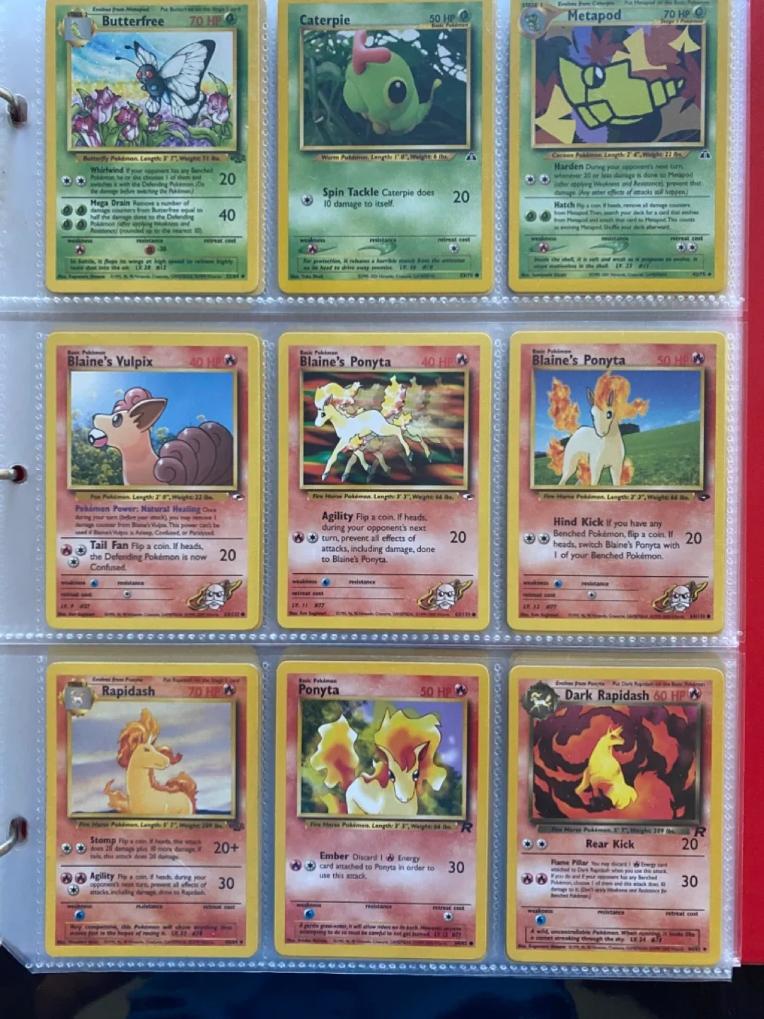 Vintage Pokémon Cards Lot wotc era 2 image indicator(9)