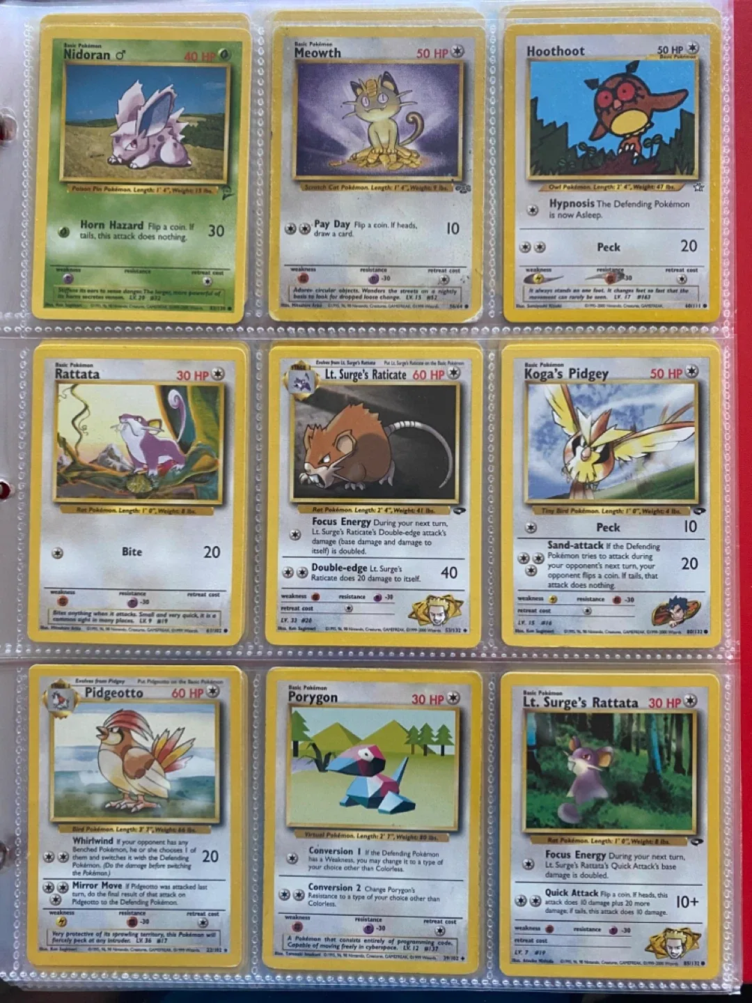 Vintage Pokémon Cards set 3 image indicator(2)