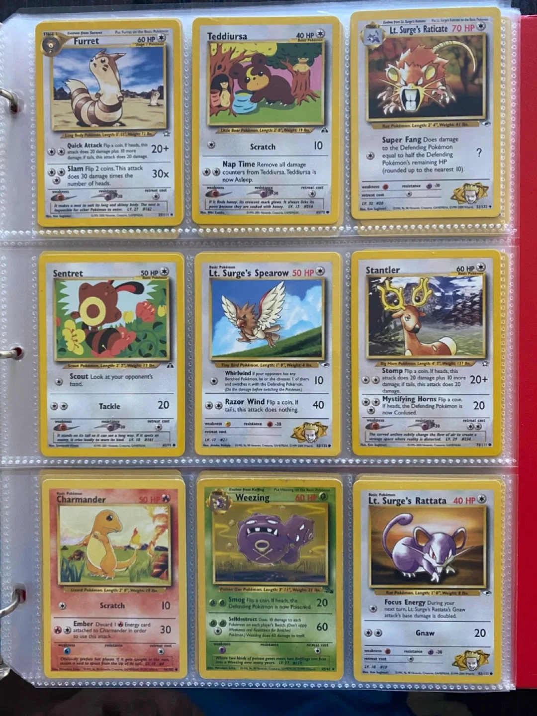 Vintage Pokémon Cards set 3 image indicator(10)