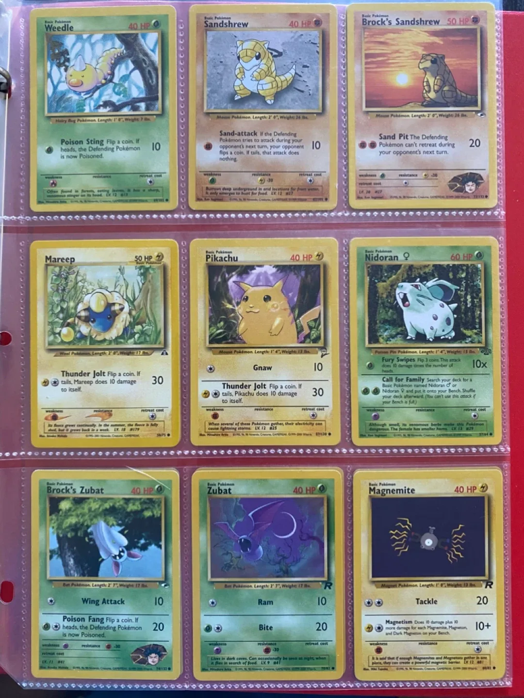 Vintage Pokémon Cards set 3 image indicator(8)