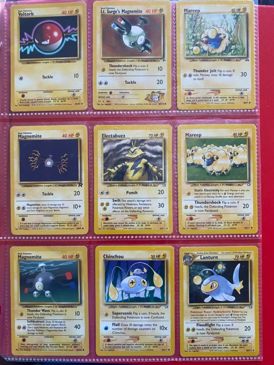 Vintage Pokémon Cards set 3 image indicator(9)