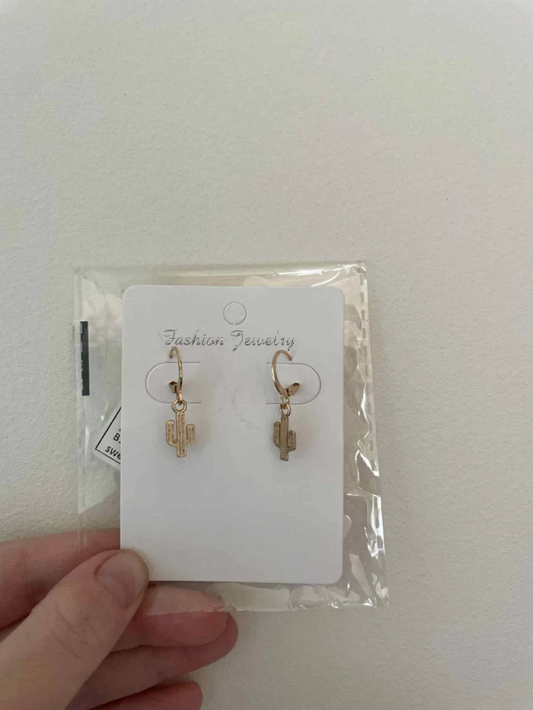 Tiny cactus earrings thumbnail