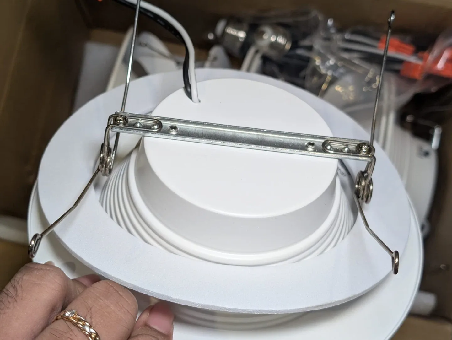 LED Recessed Lights 6 pack dimmable image indicator(4)