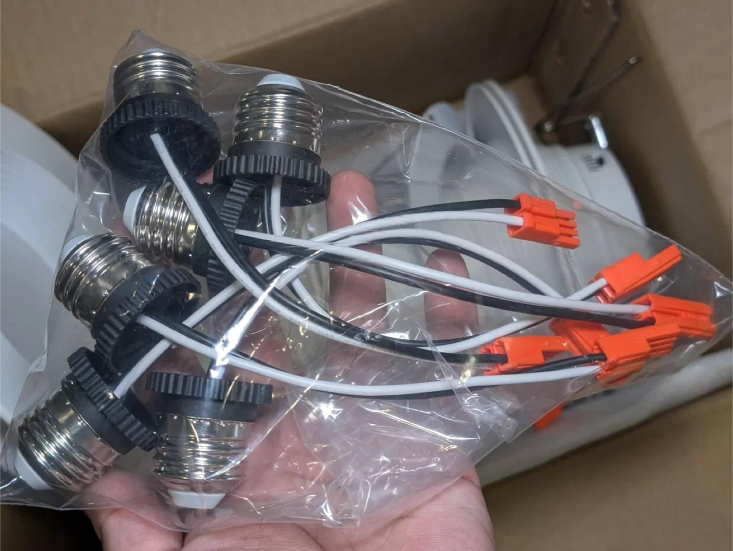 LED Recessed Lights 6 pack dimmable image indicator(2)