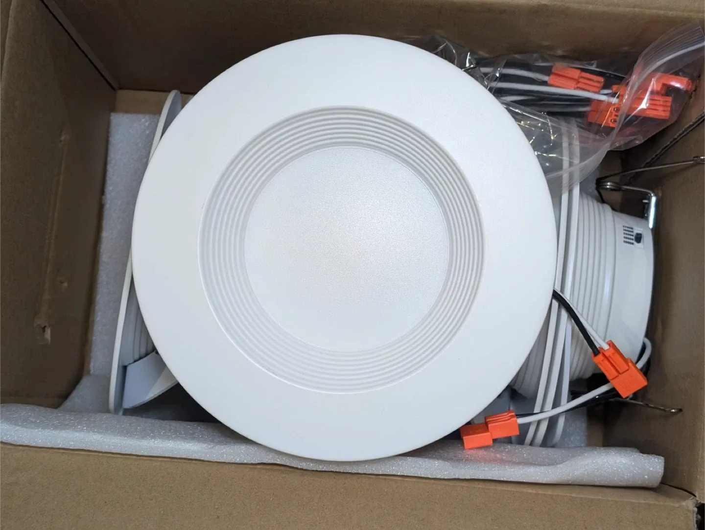 LED Recessed Lights 6 pack dimmable image indicator(3)