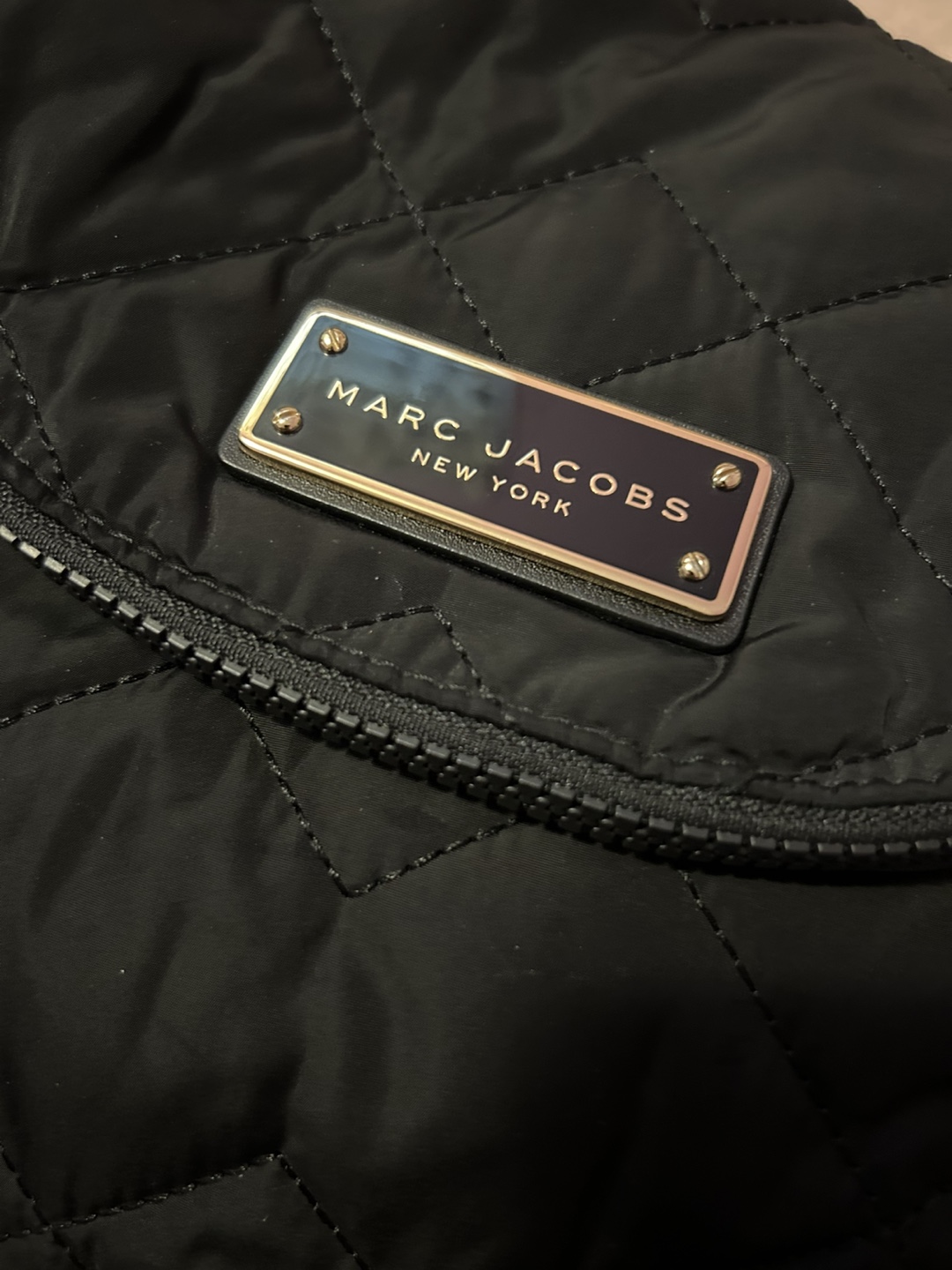 Marc Jacobs Black Quilted Crossbody Bag