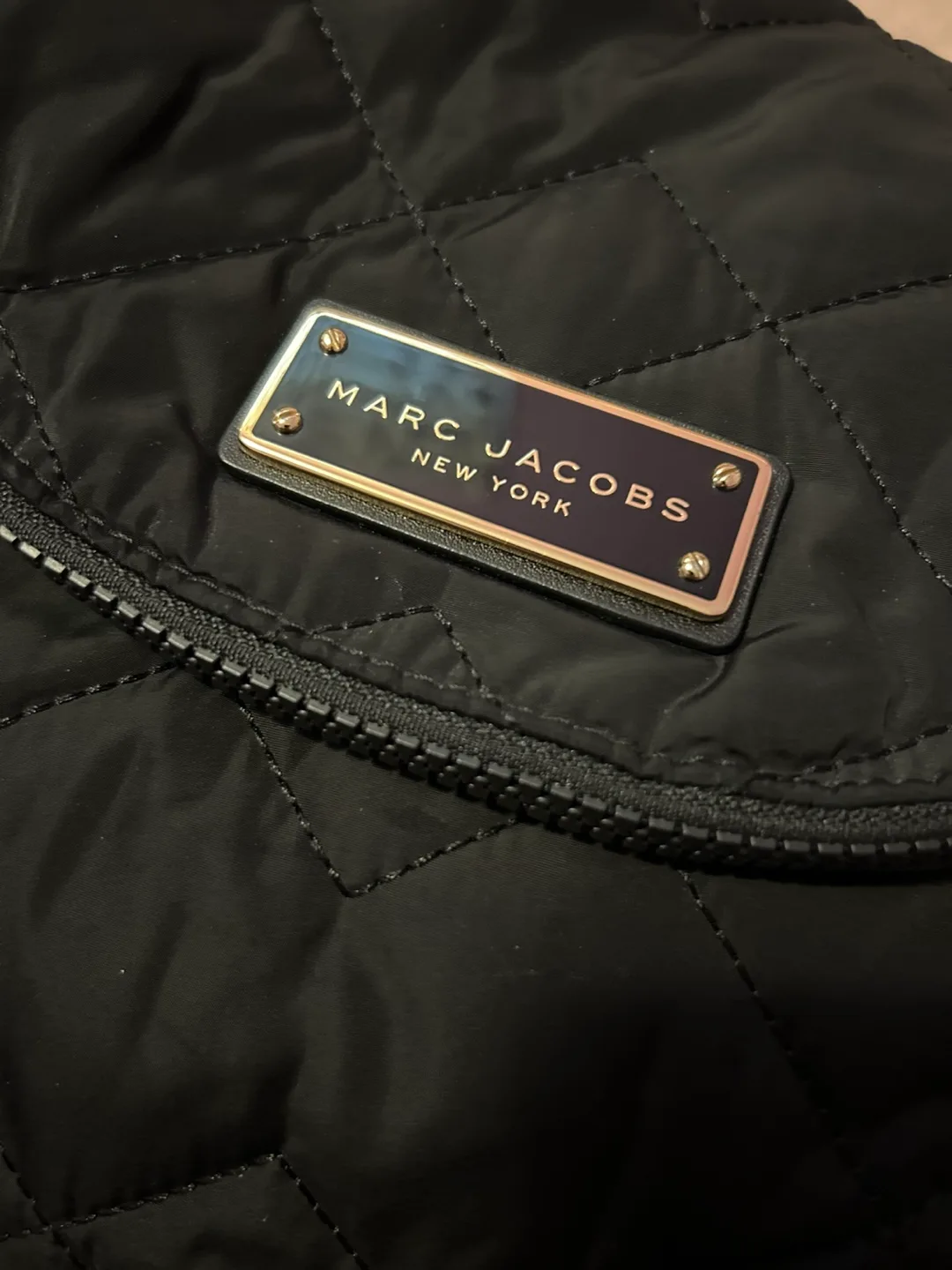 Marc Jacobs Black Quilted Crossbody Bag