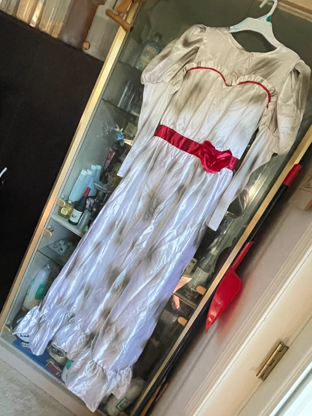 Halloween Wedding Dress, Bouquet & Veil