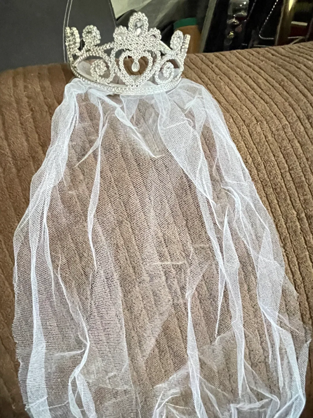 Halloween Wedding Dress, Bouquet & Veil image indicator(6)