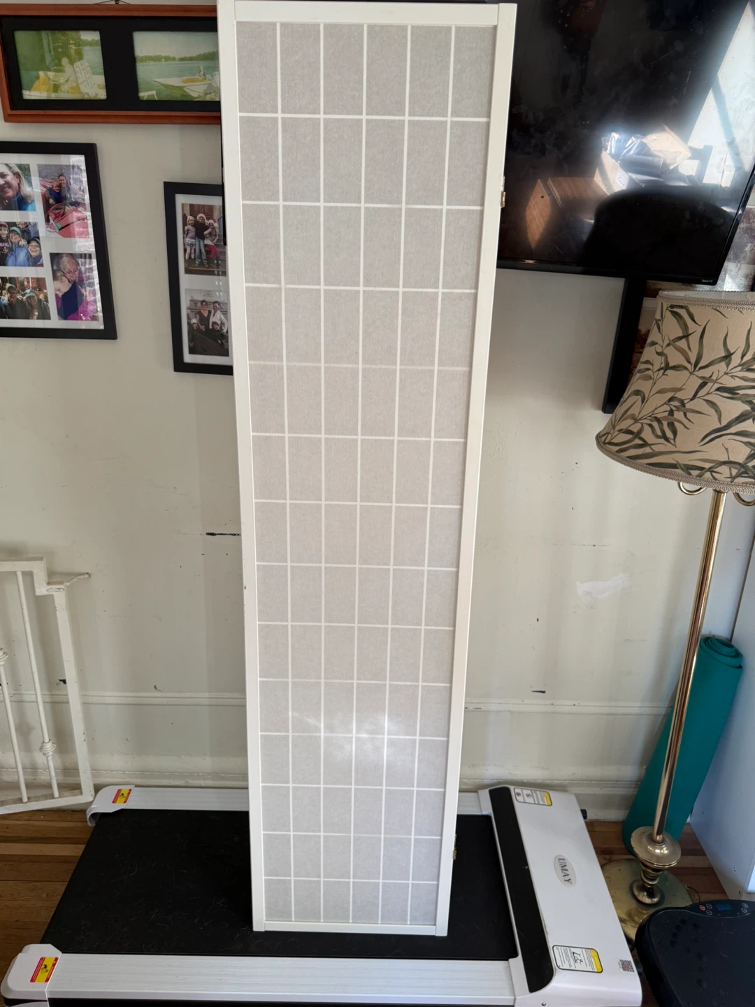 White Folding Room Divider - photo 3