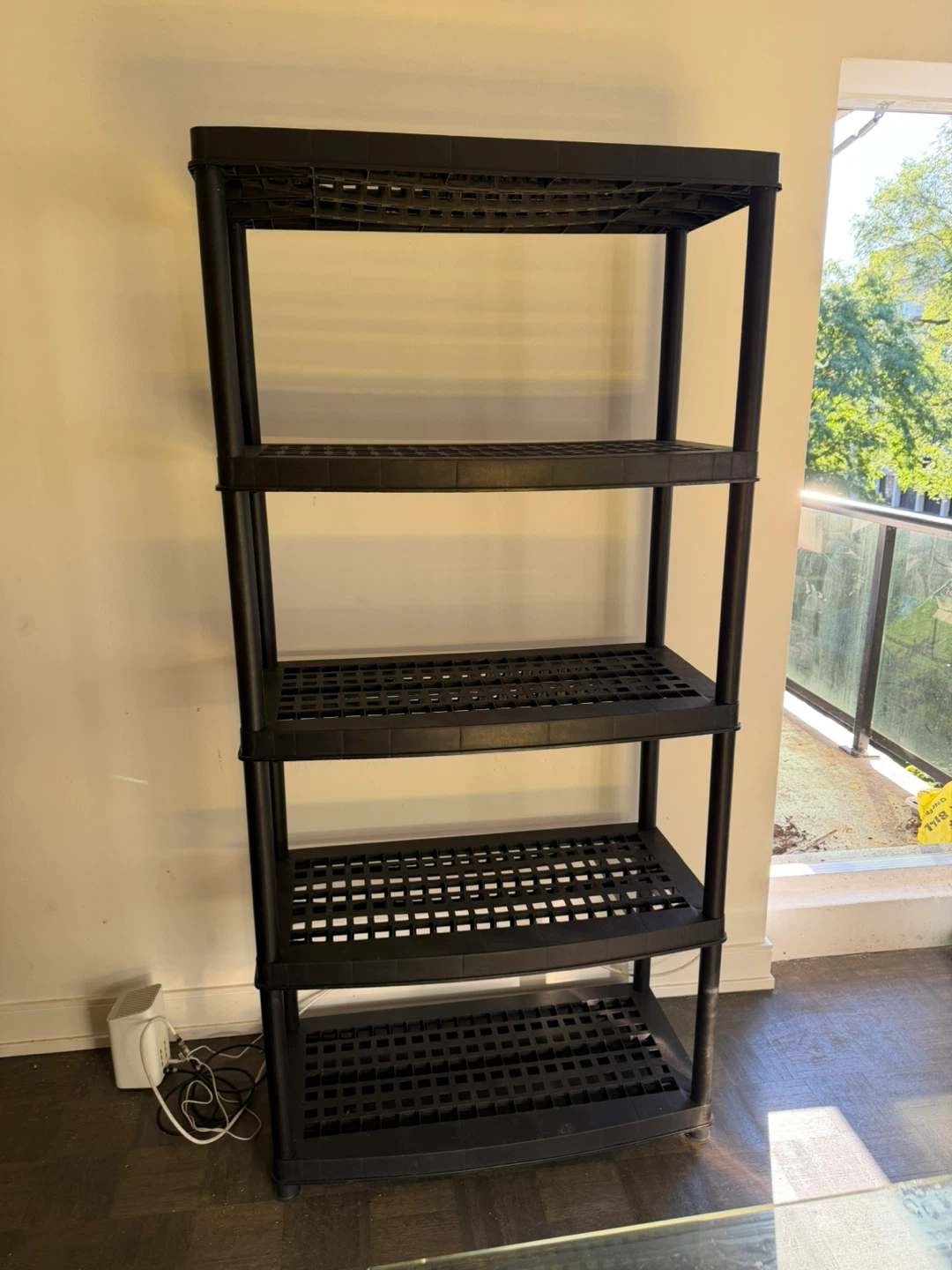 Mastercraft 5-Shelf Resin/ Plastic Storage Rack/ Shelving Unit - photo 2