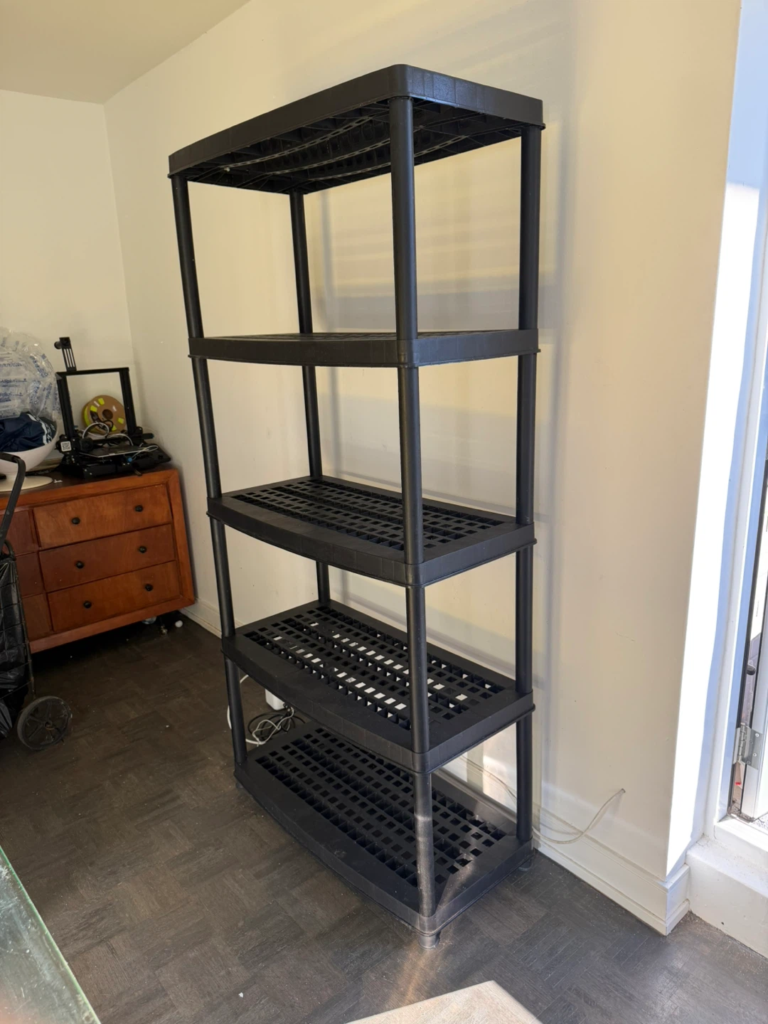 Mastercraft 5-Shelf Resin/ Plastic Storage Rack/ Shelving Unit - photo 3