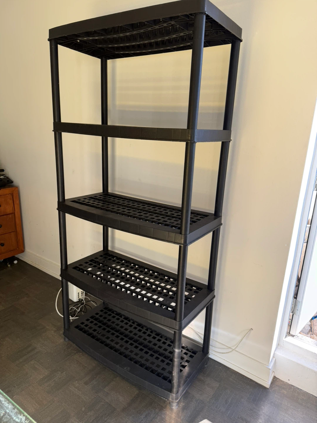 Mastercraft 5-Shelf Resin/ Plastic Storage Rack/ Shelving Unit | Karrot