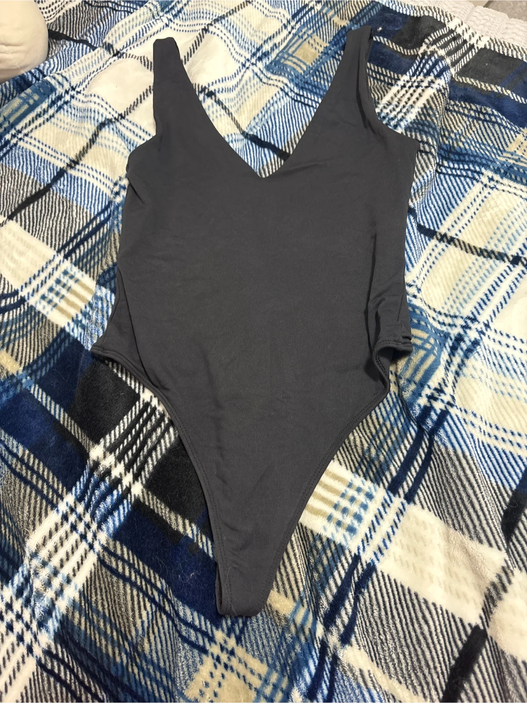 Babaton Grey Bodysuit - Size Small - photo 2