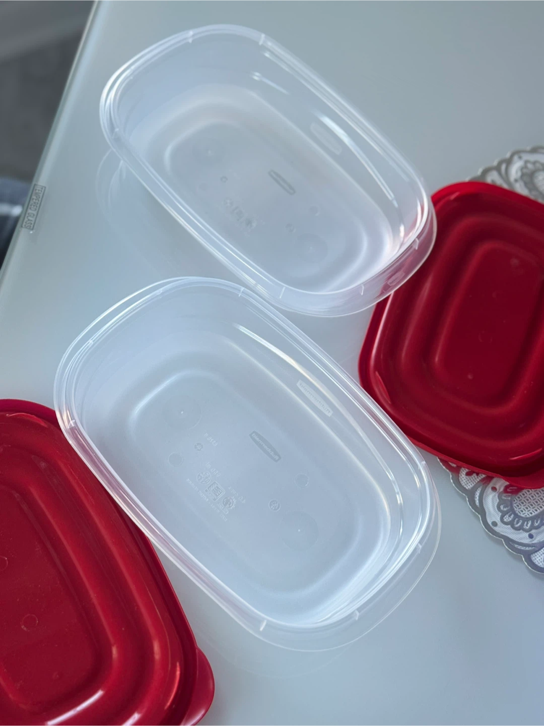 Rubbermaid TakeAlongs Containers with Red Lids - photo 2