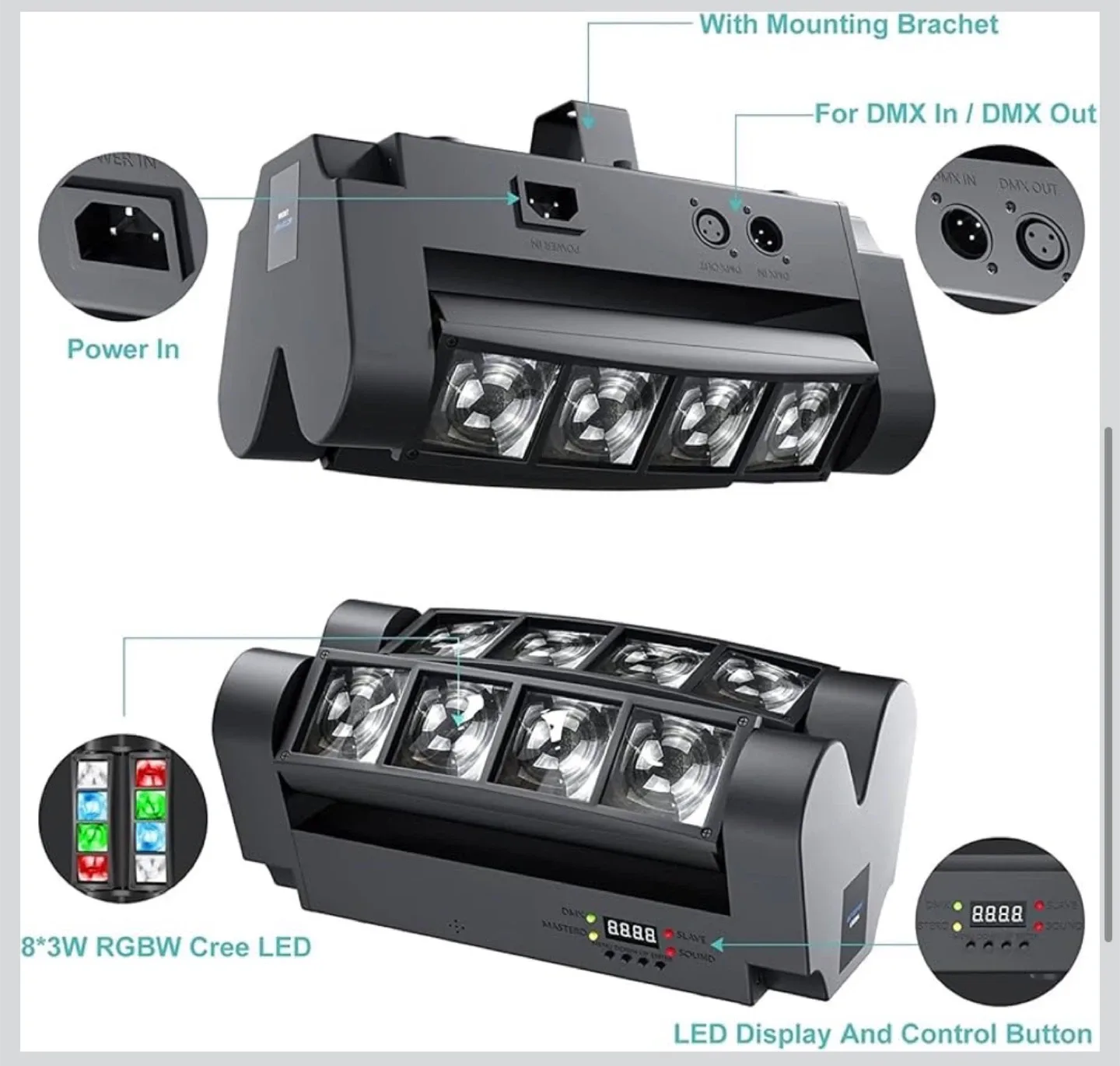 Big Dipper DJ lights image indicator(2)