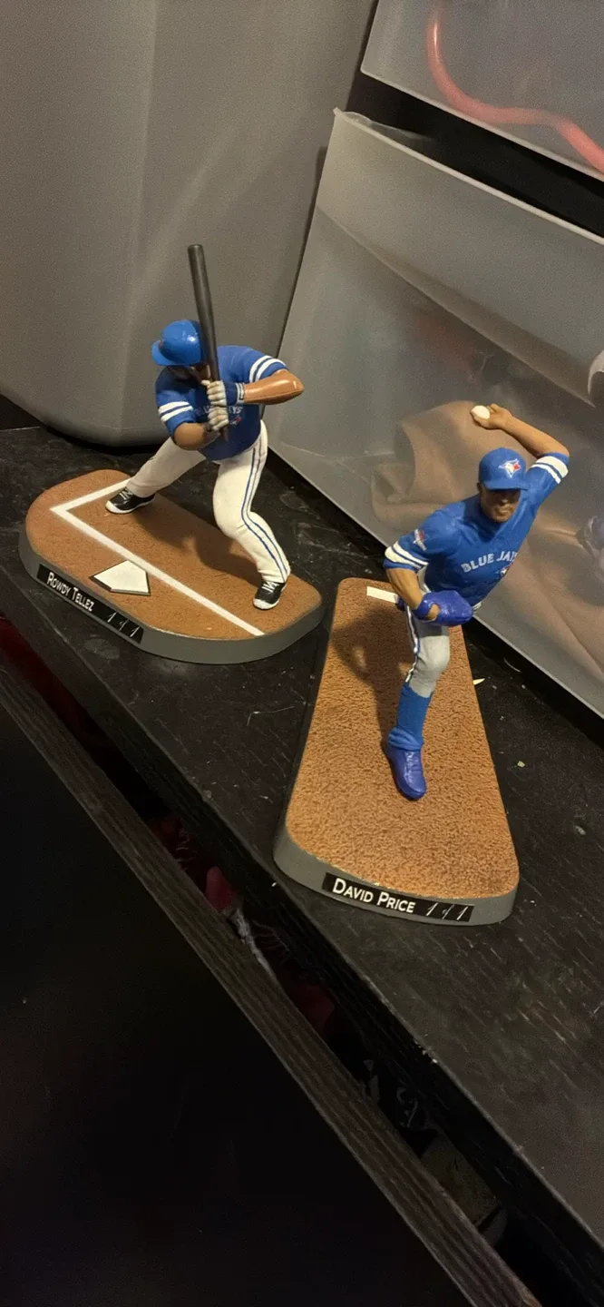 Toronto Blue Jays David Price and Rowdy Tellez Figurine image indicator(3)