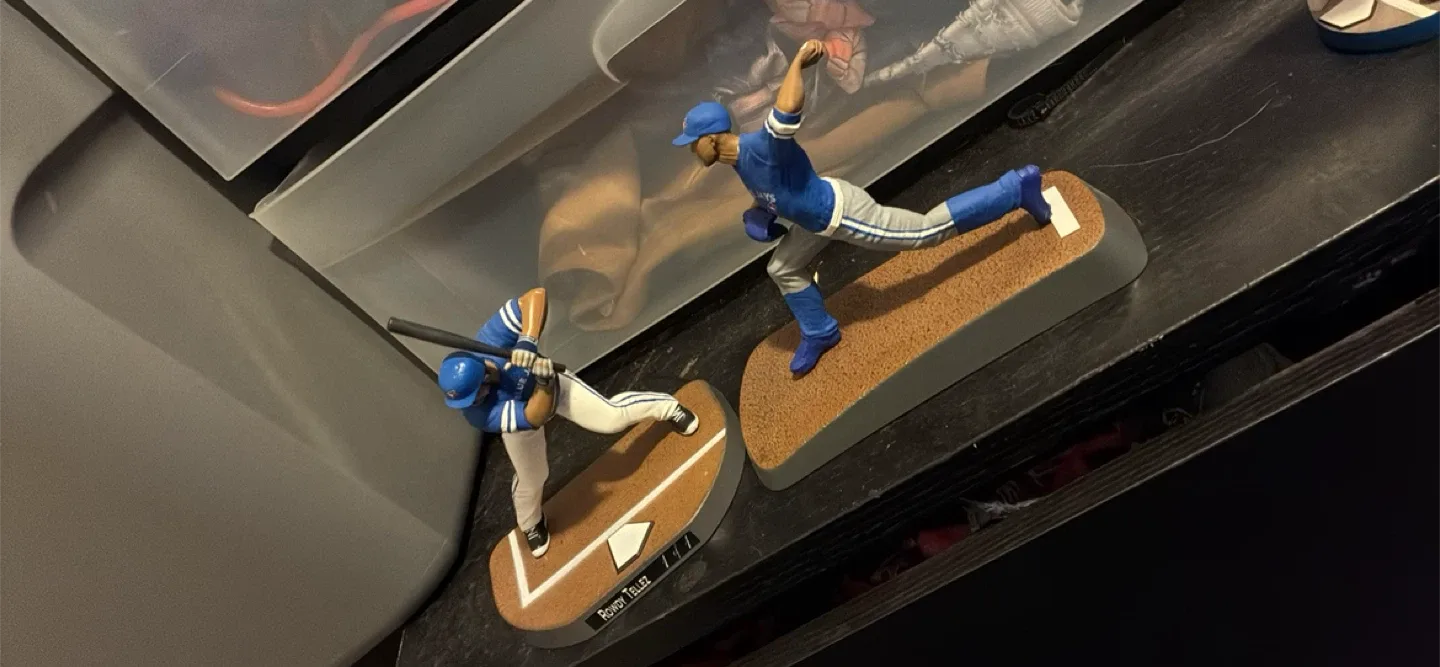 Toronto Blue Jays David Price and Rowdy Tellez Figurine image indicator(4)