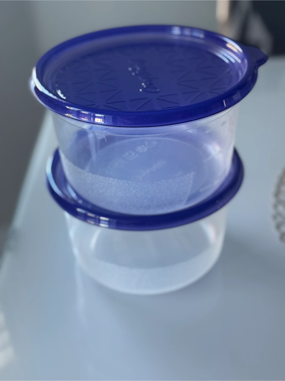 Complements storage containers - Blue Lids - photo 2