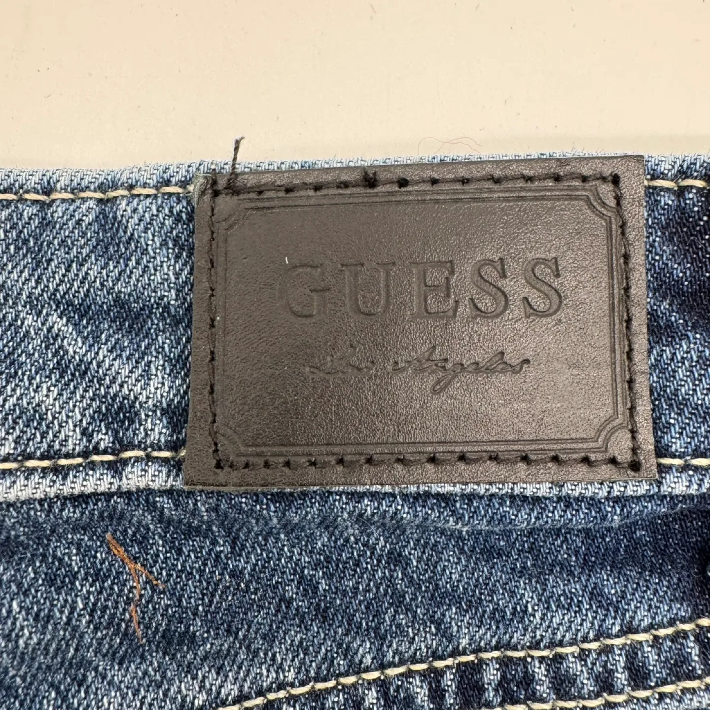 GUESS Women's Jean Shorts 27 RawHem New image indicator(4)